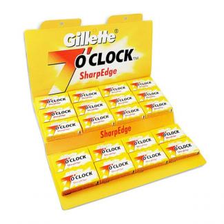 7 O'clock Yellow Doubel Edge Blades 100 stuks - Gillette