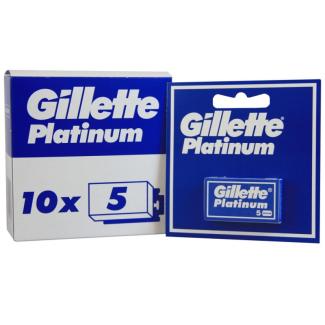 50 Platinum Double Edge Blades - Gillette