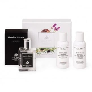 Gift Set White Moss Parfum Shower Gel Body Lotion - Acca Kappa