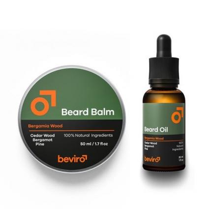 Basic Beard Set Bergamia Wood - Beviro 